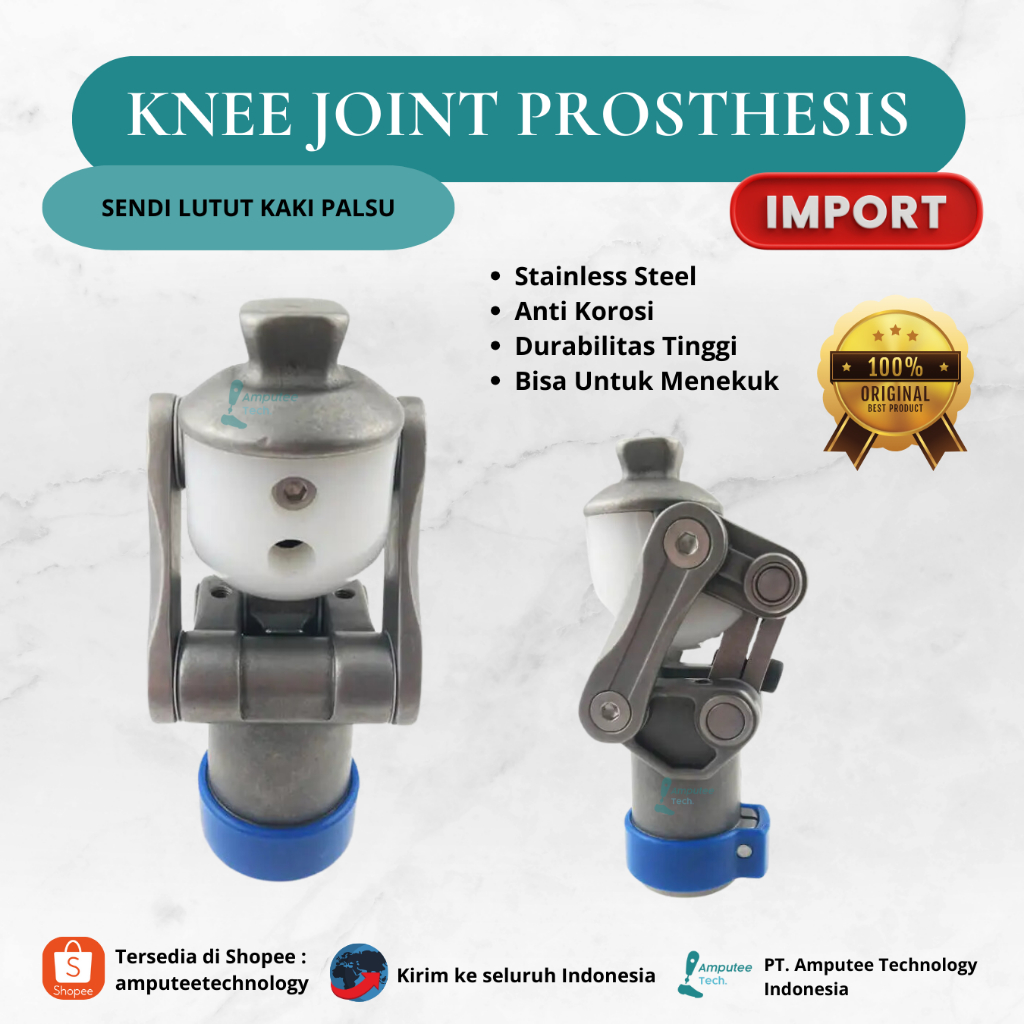 Knee Joint Four Axis Transfemoral | Sendi Lutut 4 Axis | Sendi Lutut Kaki Palsu Bisa untuk Menekuk |