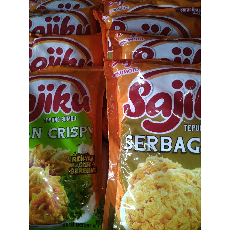 

Sajiku Tepung Bumbu 210gr Ajinomoto