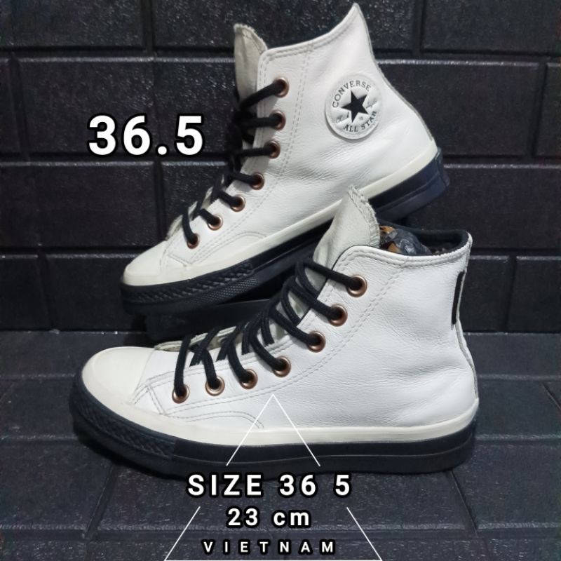 Converse Chuck 70s Goretex Leather, Size 36.5, insole 23 cm