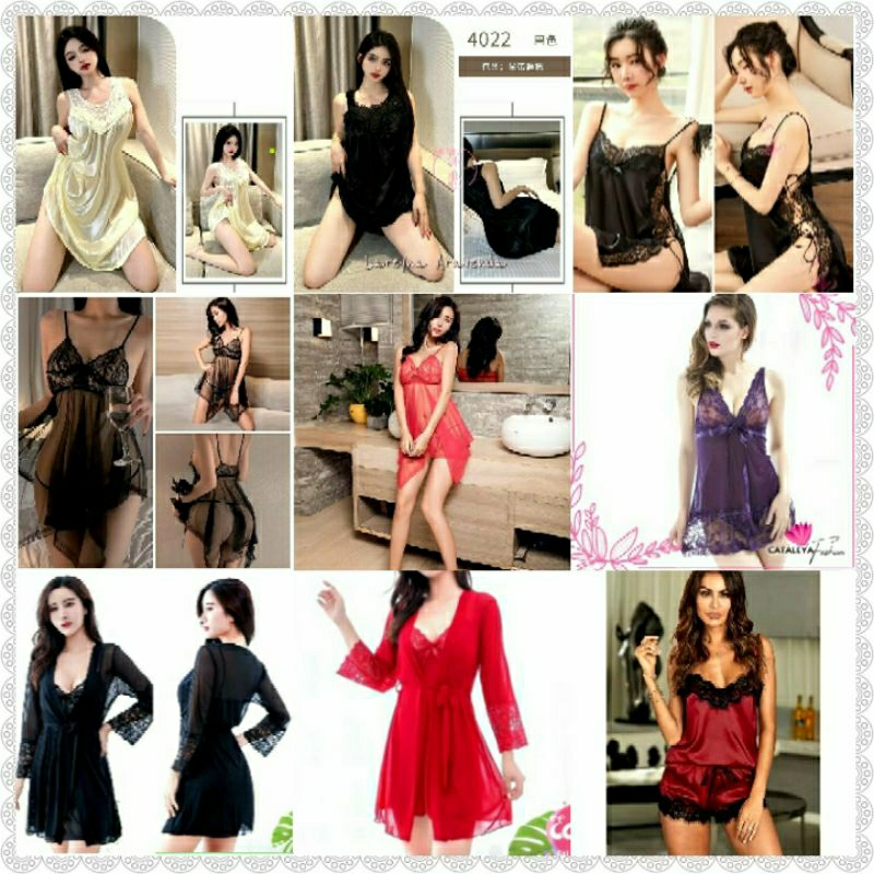 Macam2 Lingeri / Daster Sexy / Tanktop Lingeri/Baju Tidur Dewasa / Baju Dinas Malam Wanita