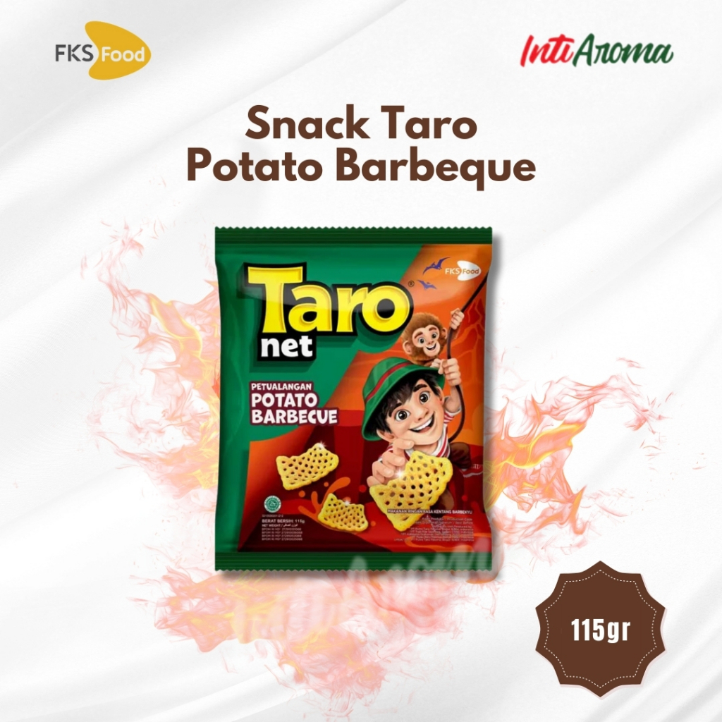 

Chiki Taro Net Ciki Potato Barbeque (BBQ) 115 Gr Jumbo Snack Taro Net Camilan Makanan Ringan