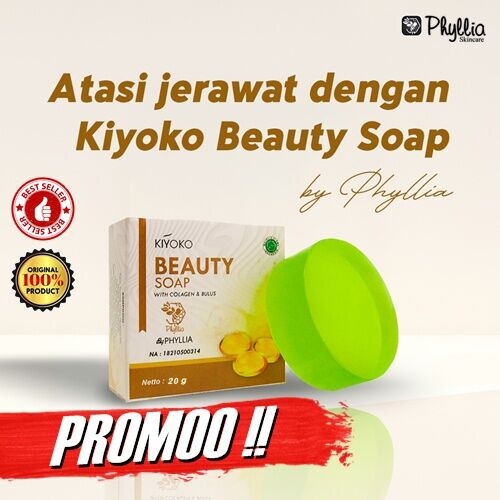 Sabun Pemutih Wajah Kiyoko Mengatasi Jerawat, Flek Hitam, Kulit Kusam Serta Mengatasi Penuaan Dini 1