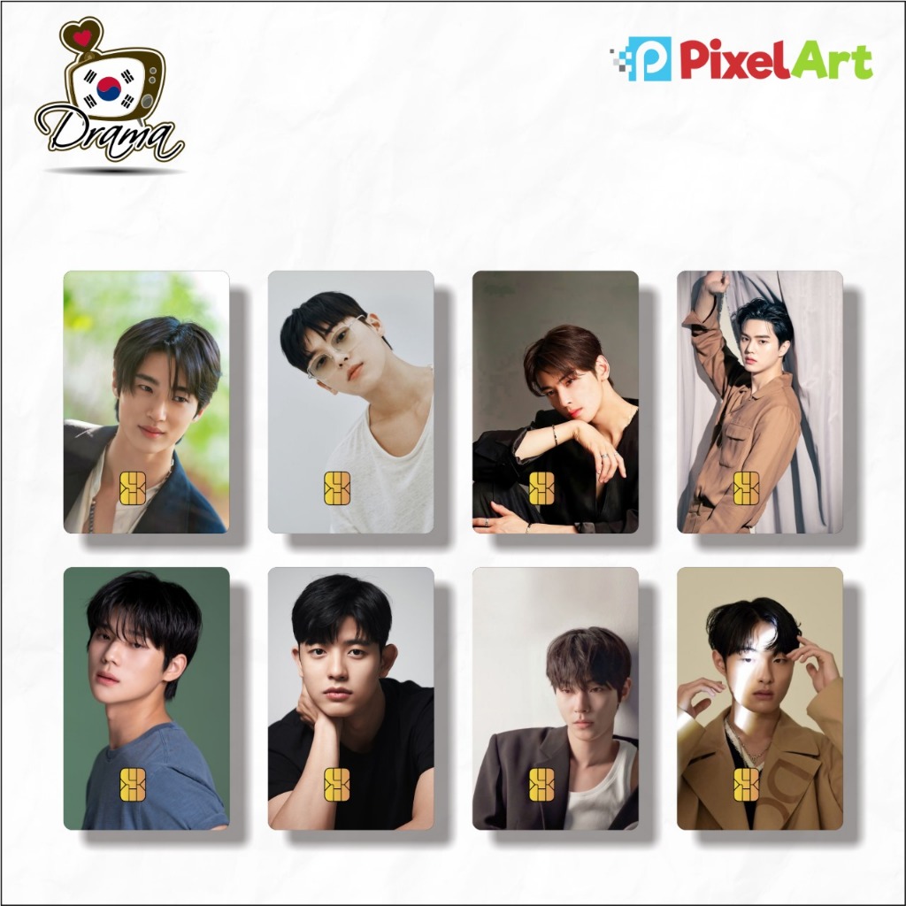 STIKER PELINDUNG KARTU STICKER ATM K-DRAMA SKIN CARD ATM E-MONEY LEM KUAT ANTI GORES