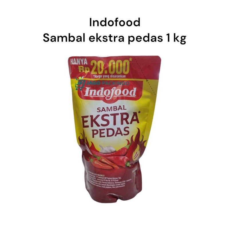 

INDOFOOD SAMBAL EKSTRA PEDAS pouch 1 KG