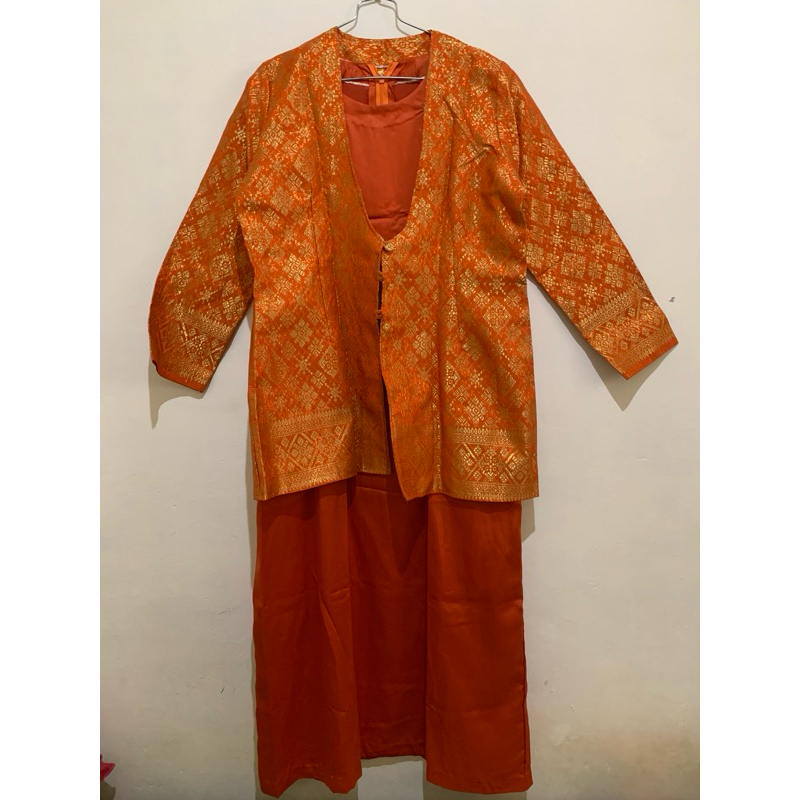 DRESS OUTER WANITA / GAMIS OUTER / DRESS BATIK SONGKET / PRELOVED