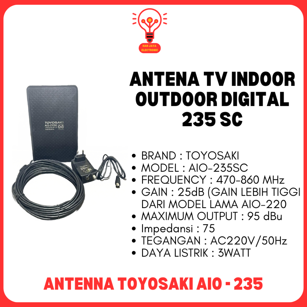 ANTENA TOYOSAKI AIO 235 / AIO 220