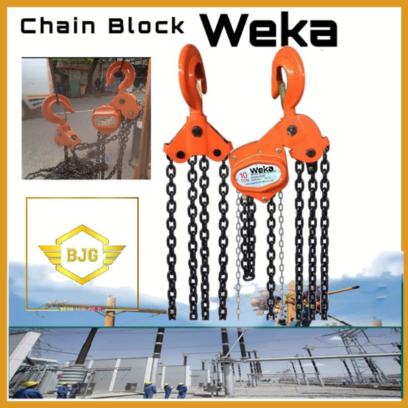 CHAIN BLOCK 10 TON X 10 METER WEKA GERMANY