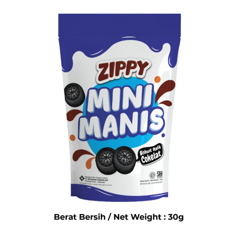 

BISKUIT MINIMANIS POUCH ZIPPY 30gr