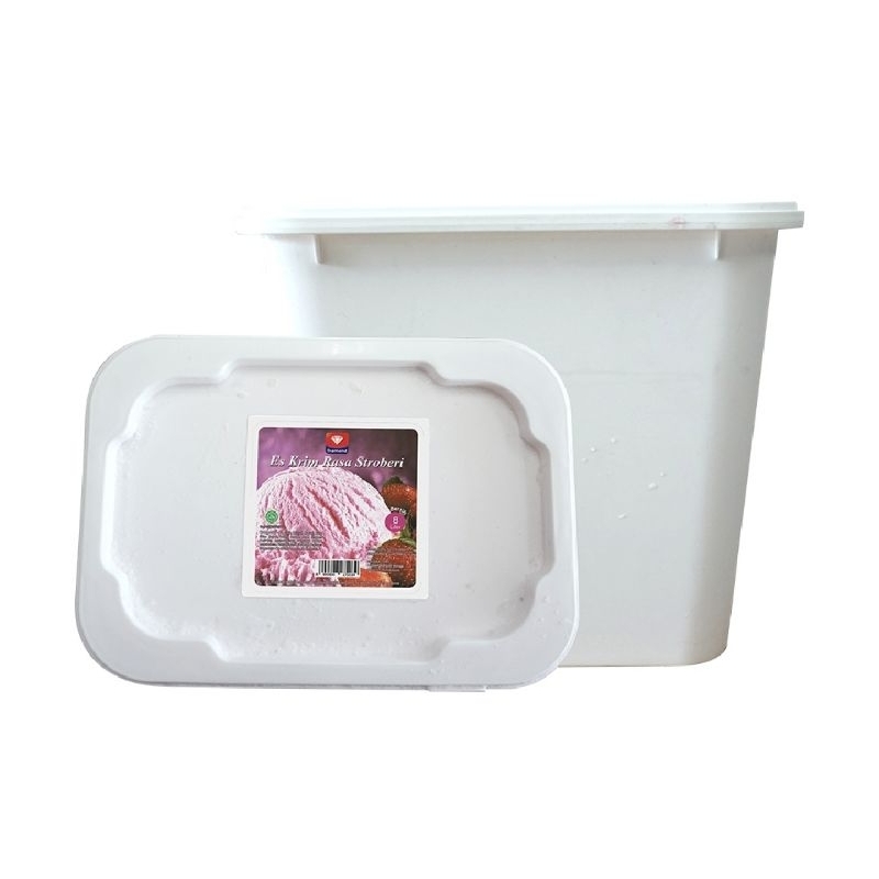 

ICE CREAM DIAMOND STRAWBERRY 8L (HARD ICE CREAM)