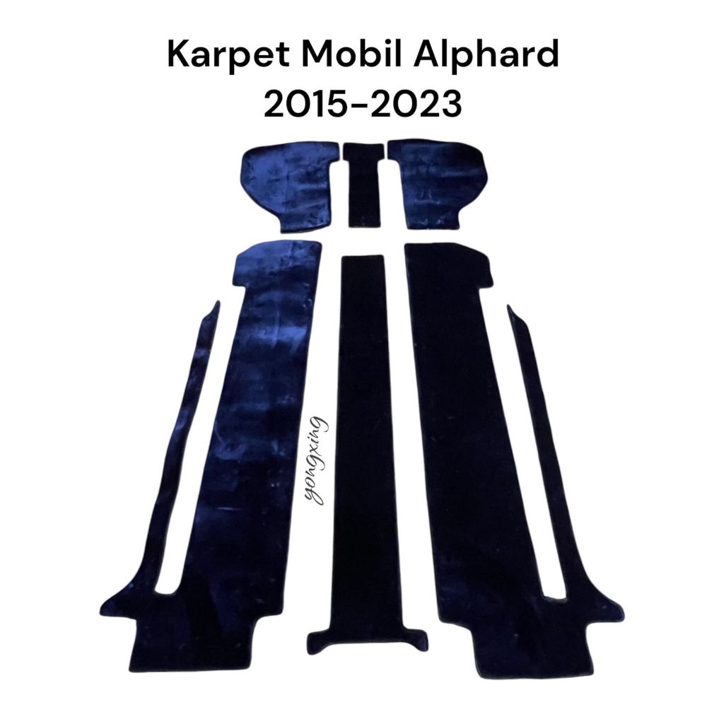 Karpet Mobil Alphard 2015-2023 / karpet bahan Bludru Halus Nyaman Desain Mewah / Karpet Alphard / Al