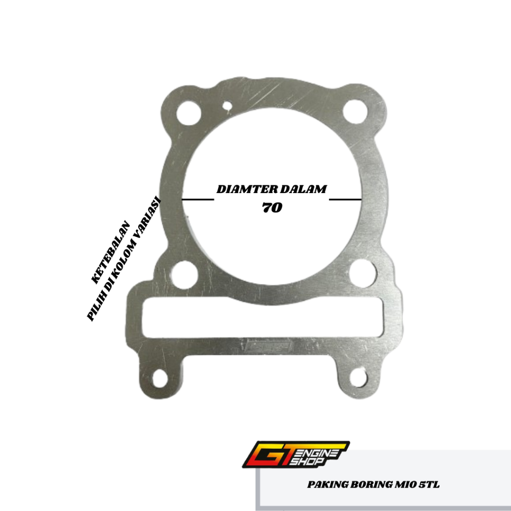 PAKING BORING MIO PAKING BLOK MIO BAHAN DURAL MIO SPORTY MIO SMILE 5TL