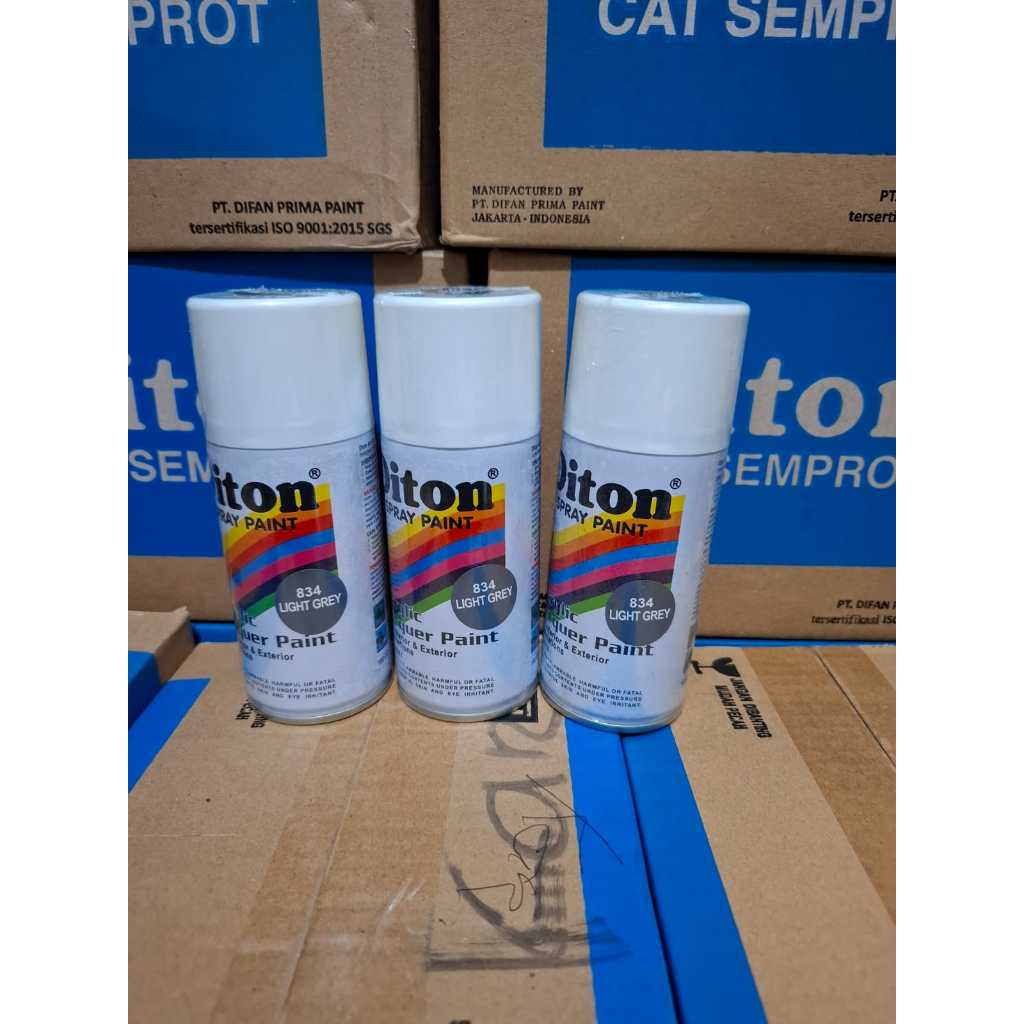 Cat Semprot Diton - Light Grey 834 150cc
