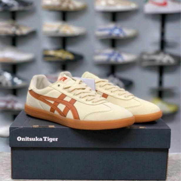 PROMO BIG SALE Sepatu onitsuak tokuten original crem of white tan