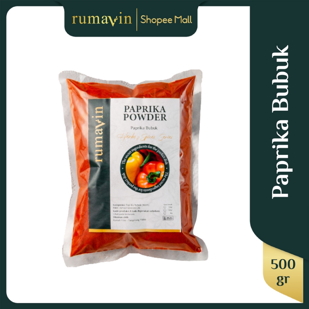 

Rumavin - Premium Paprika Powder / Paprika Bubuk 500gr