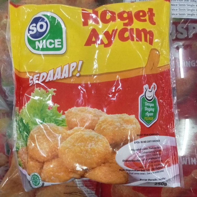 

So Nice Naget Ayam 250 gr