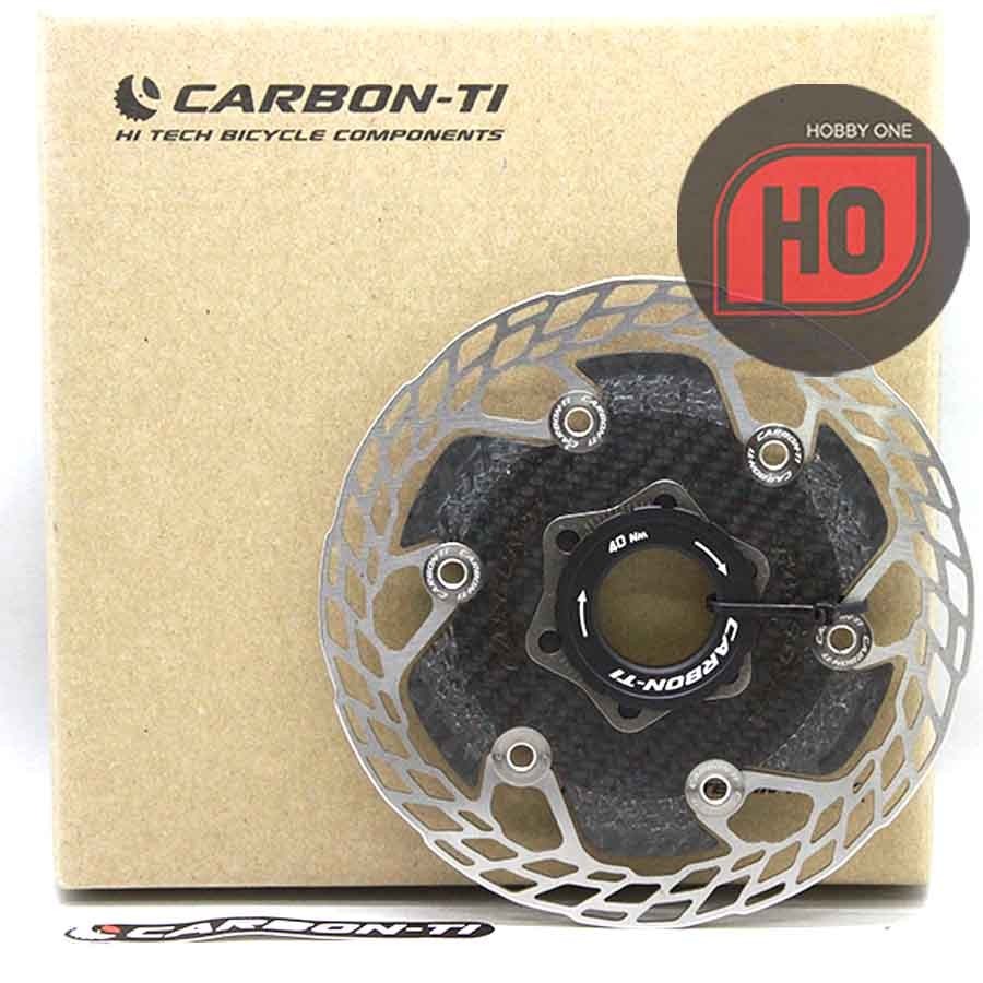 Carbon Ti X-Rotor Aero Center Lock Disc Brake Carbon Rotor