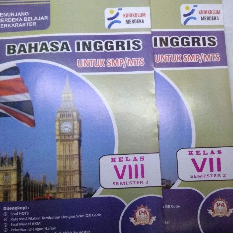 LKS SMP Mts BAHASA INGGRIS KELAS 7 8  SEMESTER 2 KURIKULUM MERDEKA
