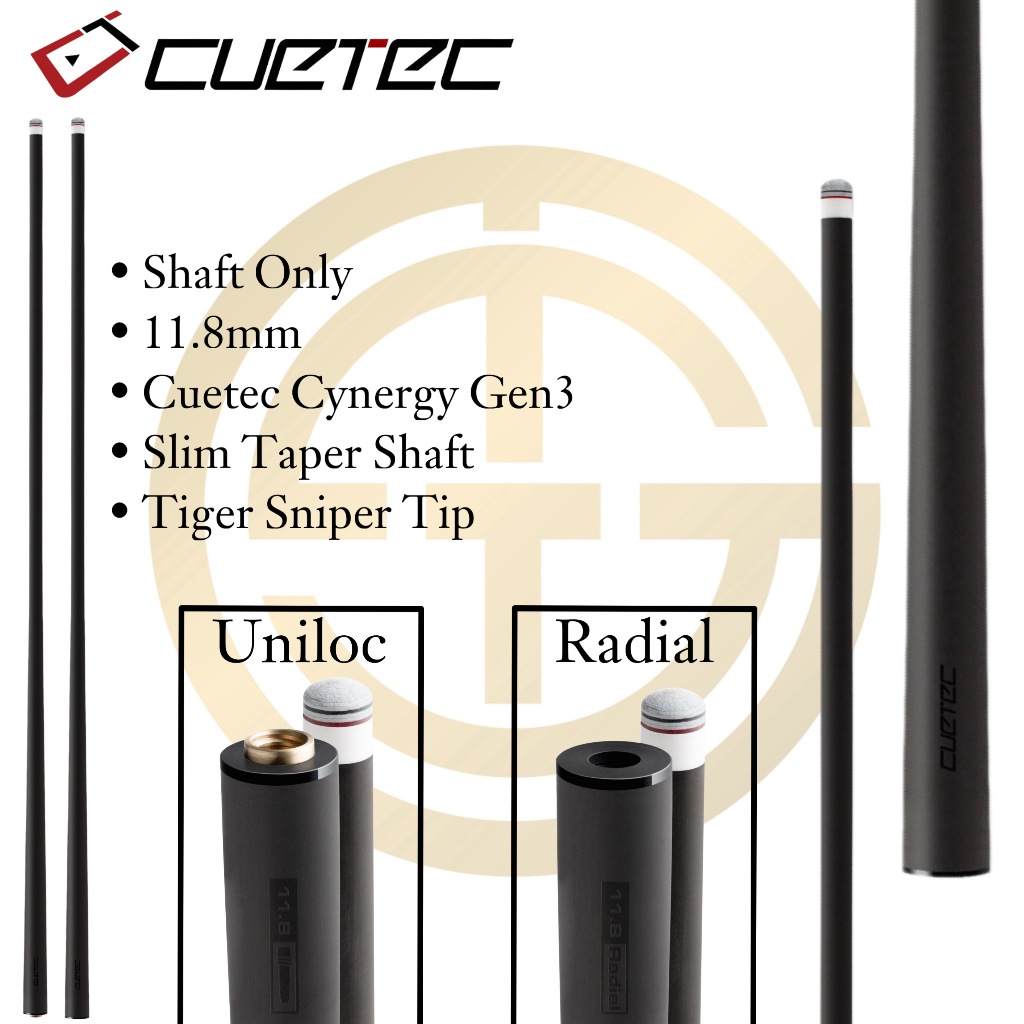 Cuetec Carbon Shaft 11.8mm (Shaft Only)