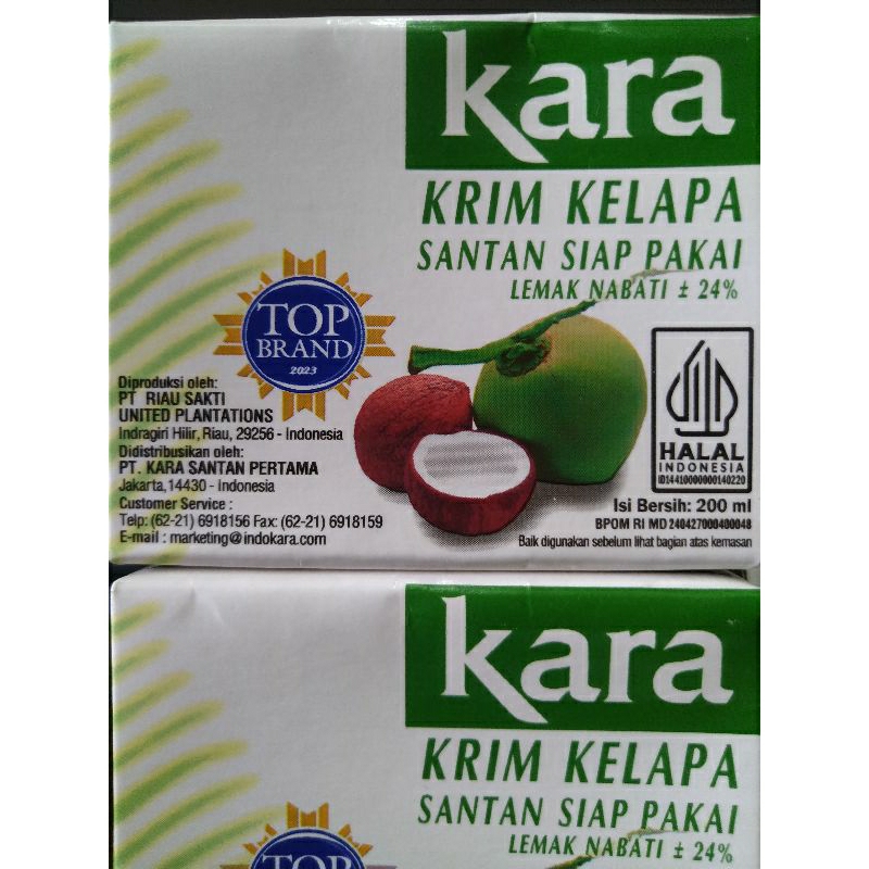 

Kara Krim Kelapa Santan Kotak 200ml