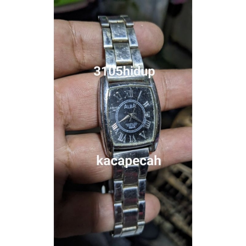 jam tangan Alba mini bekas masih hidup no 3105