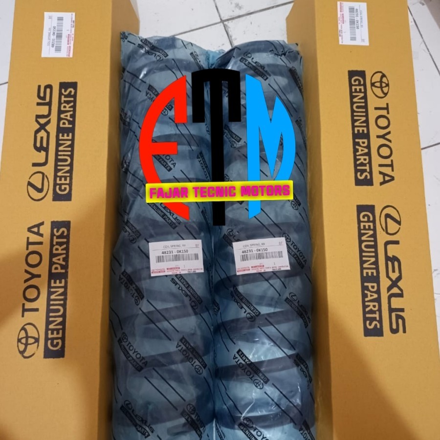 Coil spring / Per Keong Fortuner belakang original