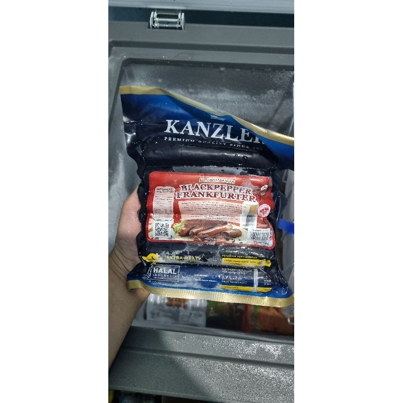 

Kanzler Blackpepper Frankfurter 300gr