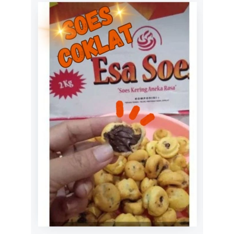 

Soes sus kering coklat kiloan soes coklat lumer 500 gram