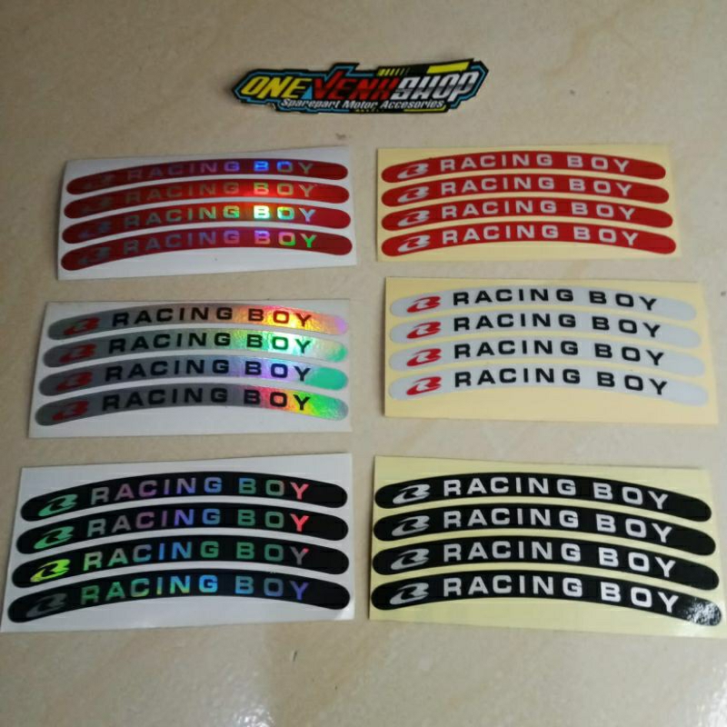 STICKER VELG RCB RACING BOY PRINCUT