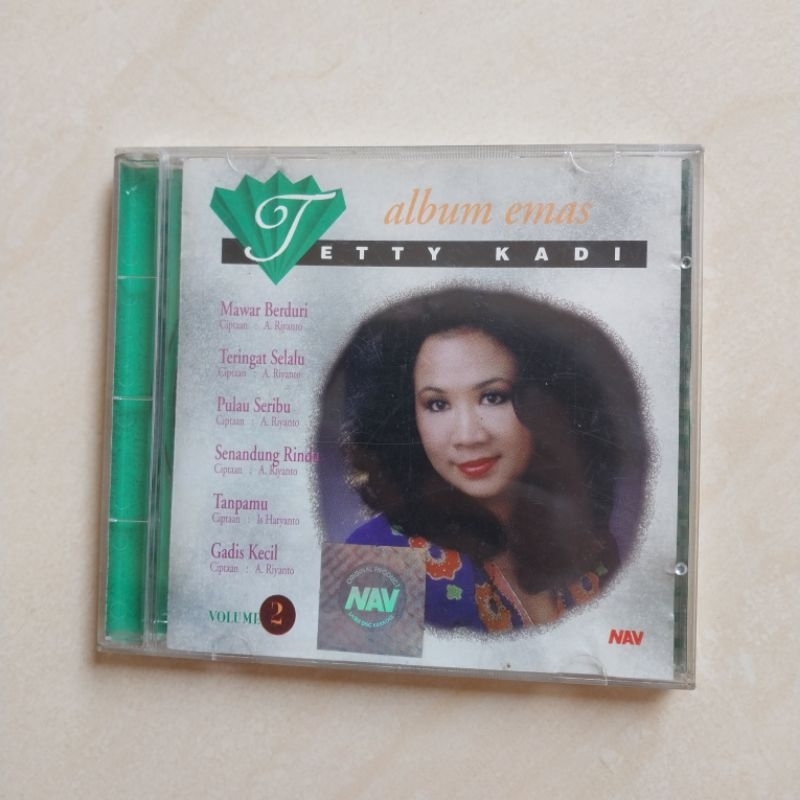 VCD ALBUM EMAS TETTY KADI VOLUME 2 ( IMPORT )