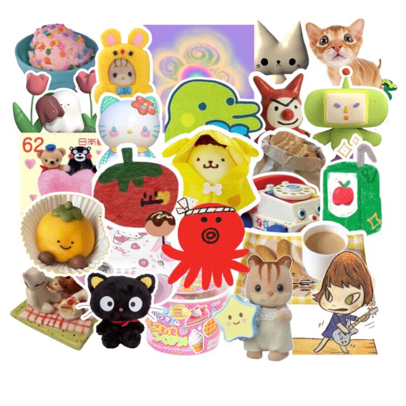 

DECO STICKERS PACK RETRO VINTAGE AESTHETIC