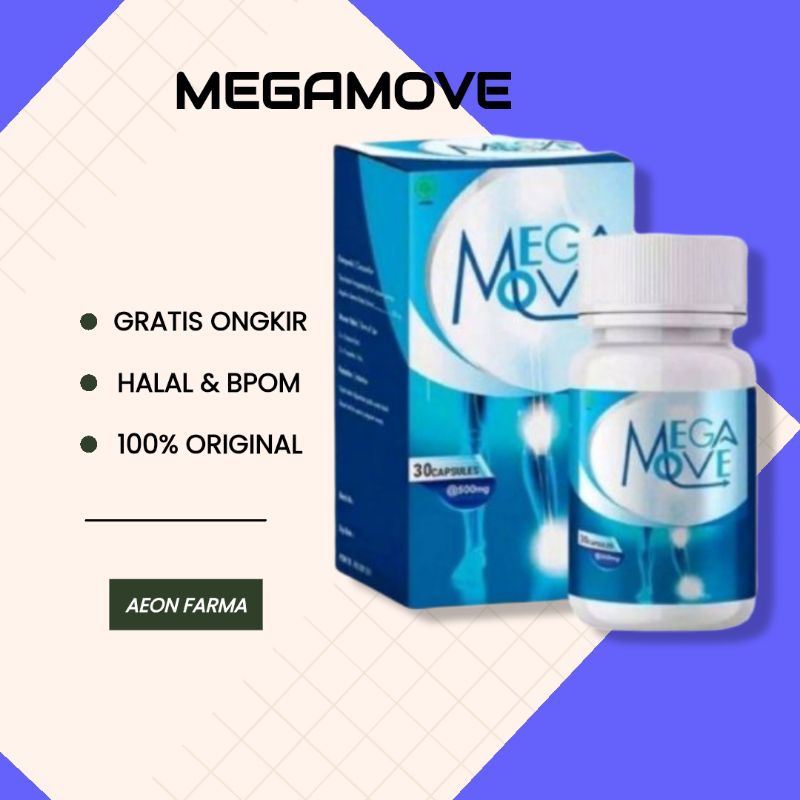 Megamove Obat Sendi Tulang Syaraf Nyeri Sendi Rematik Obat Herbal Tulang Sendi Megamove