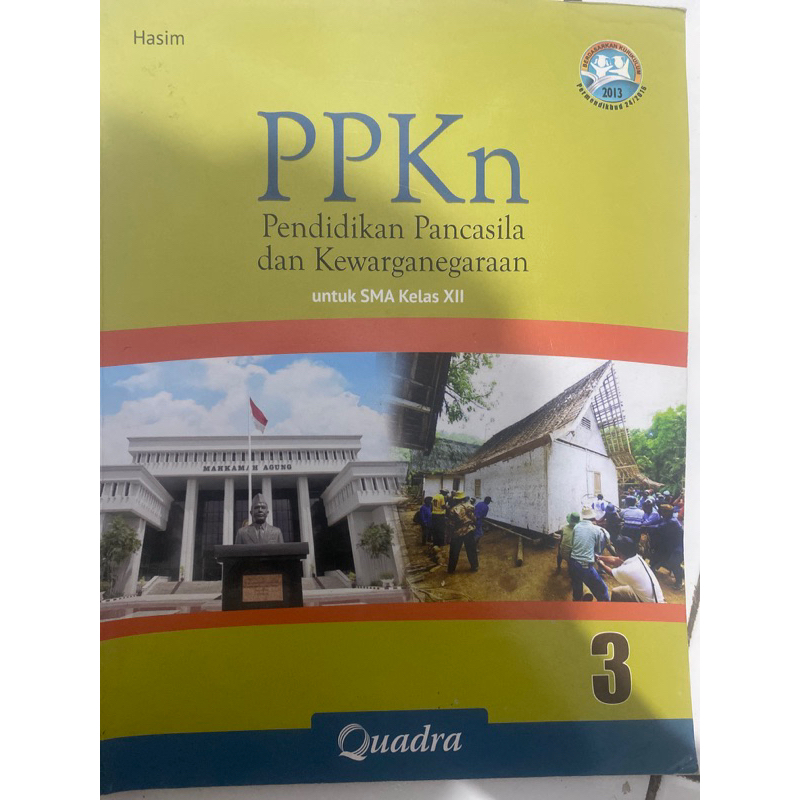 Buku PPKN Kelas XII penerbit Quadra Kur13
