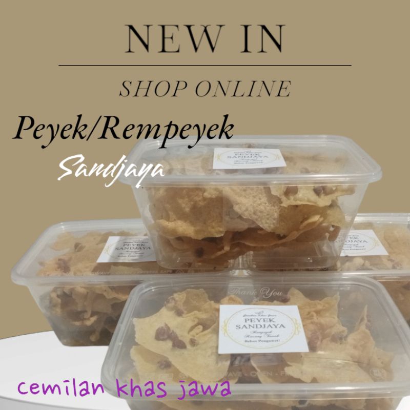 

Rempeyek Sandjaya cemilan khas jawa #peyek #rempeyek