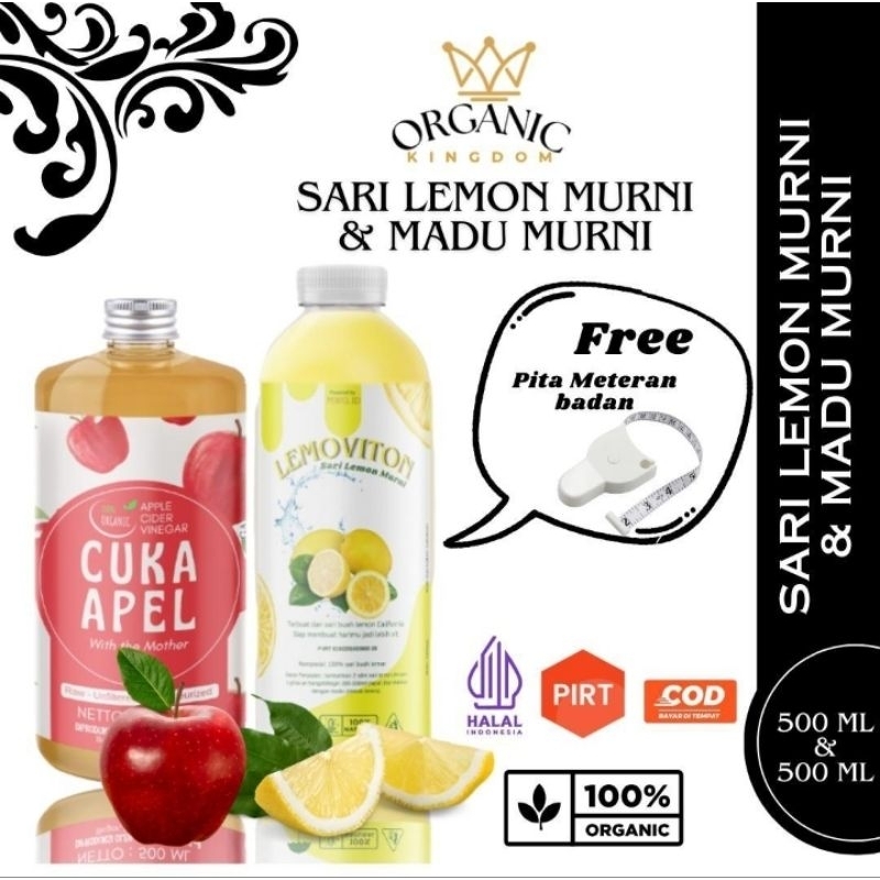 

AKEH bundling cuka apel ml & sari lemon ml