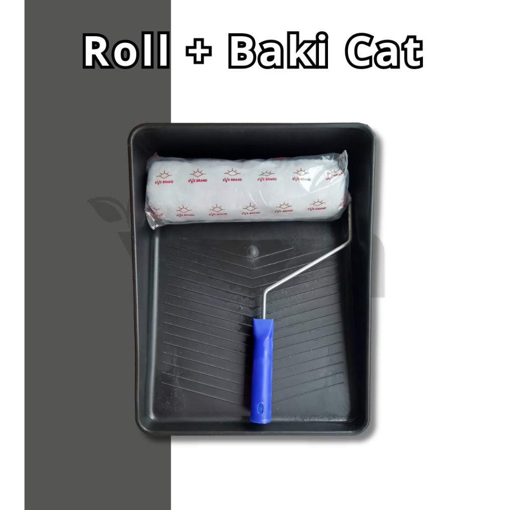 

KODE U7X Kuas Roll Cat Ukuran 9 Inch Baki Cat I Kuas Roll Cat Tembok