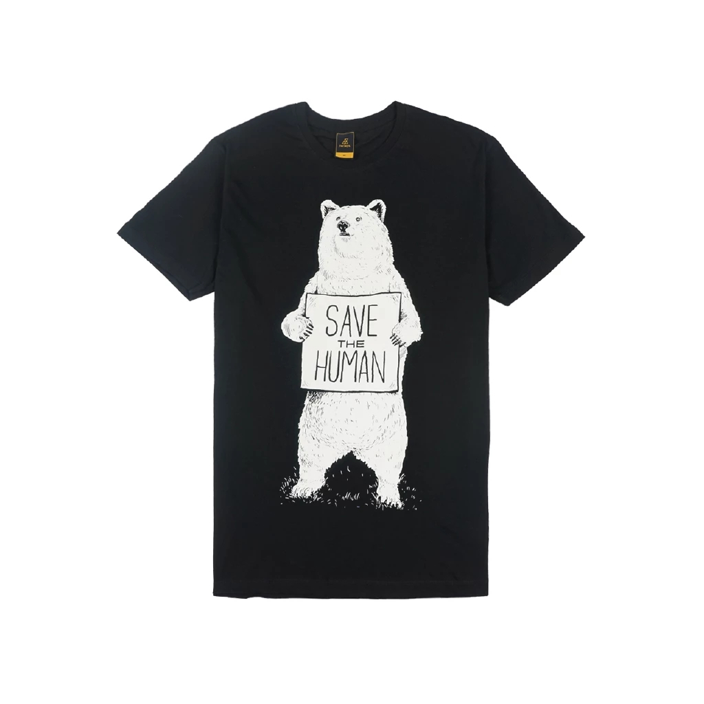 Reclays - Tshirt Save The Human Black