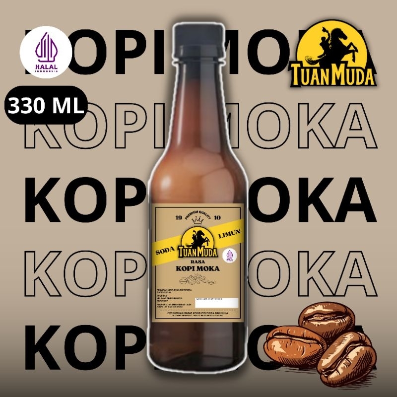 

Limun Tuan Muda Kopi Moka Murah | Minuman Soda Klasik Nostalgia 330ml halal termurah (Botol Plastik)