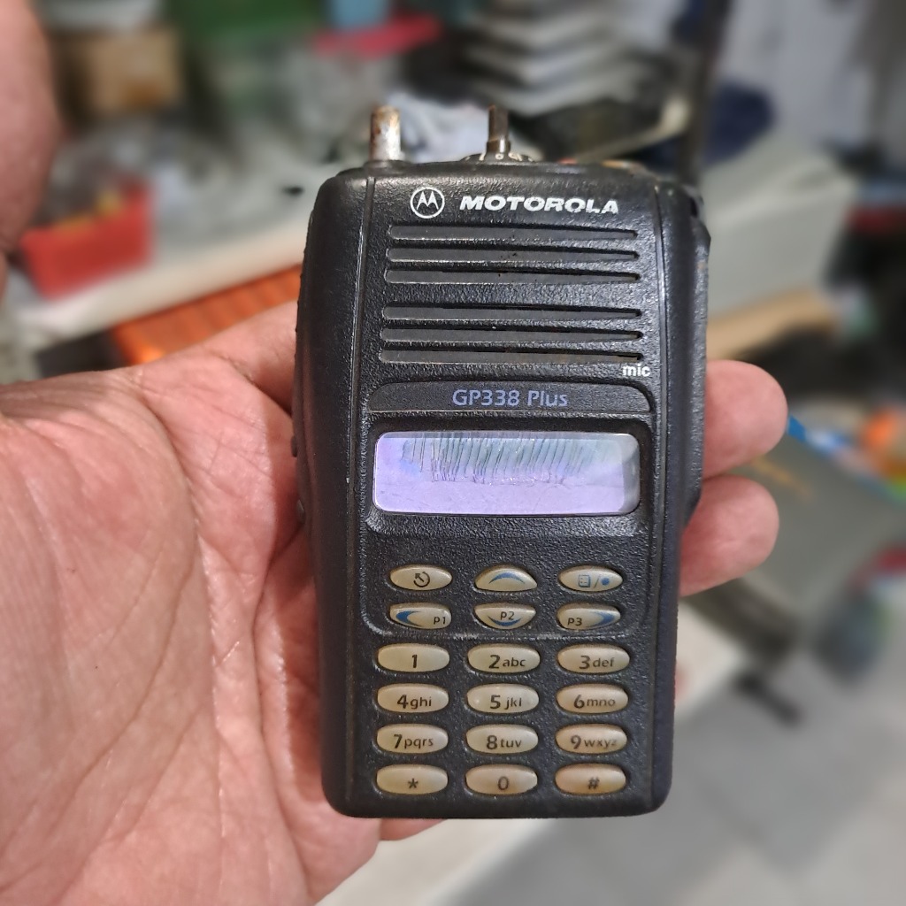 Ht Motorola Gp338 Plus Uhf Motorola Gp338+ Uhf 403 Mhz Normal Bonus Casing