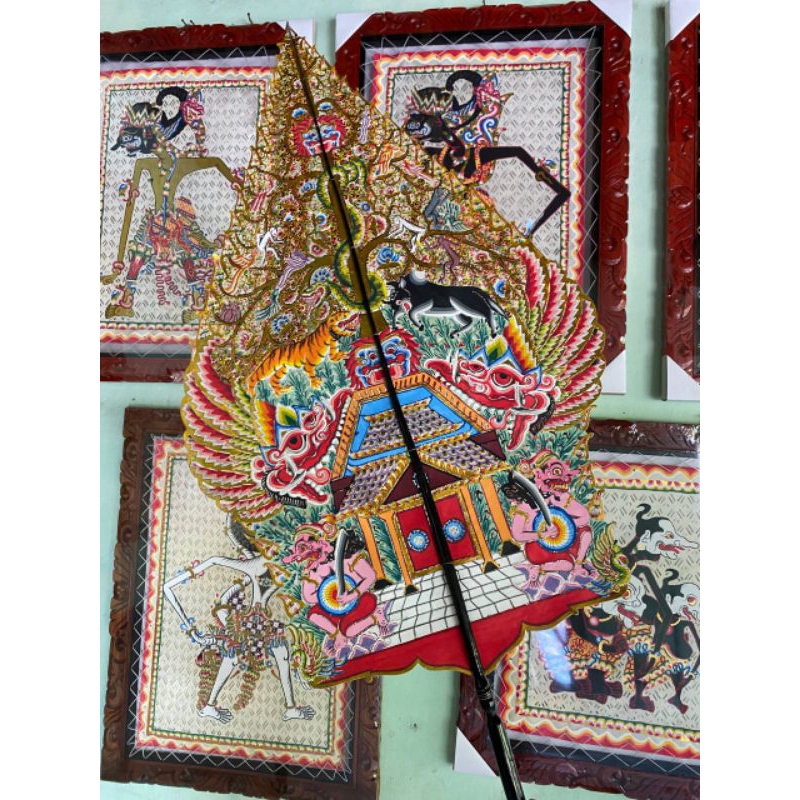 wayang kulit asli Gunungan kayon standar pedalangan