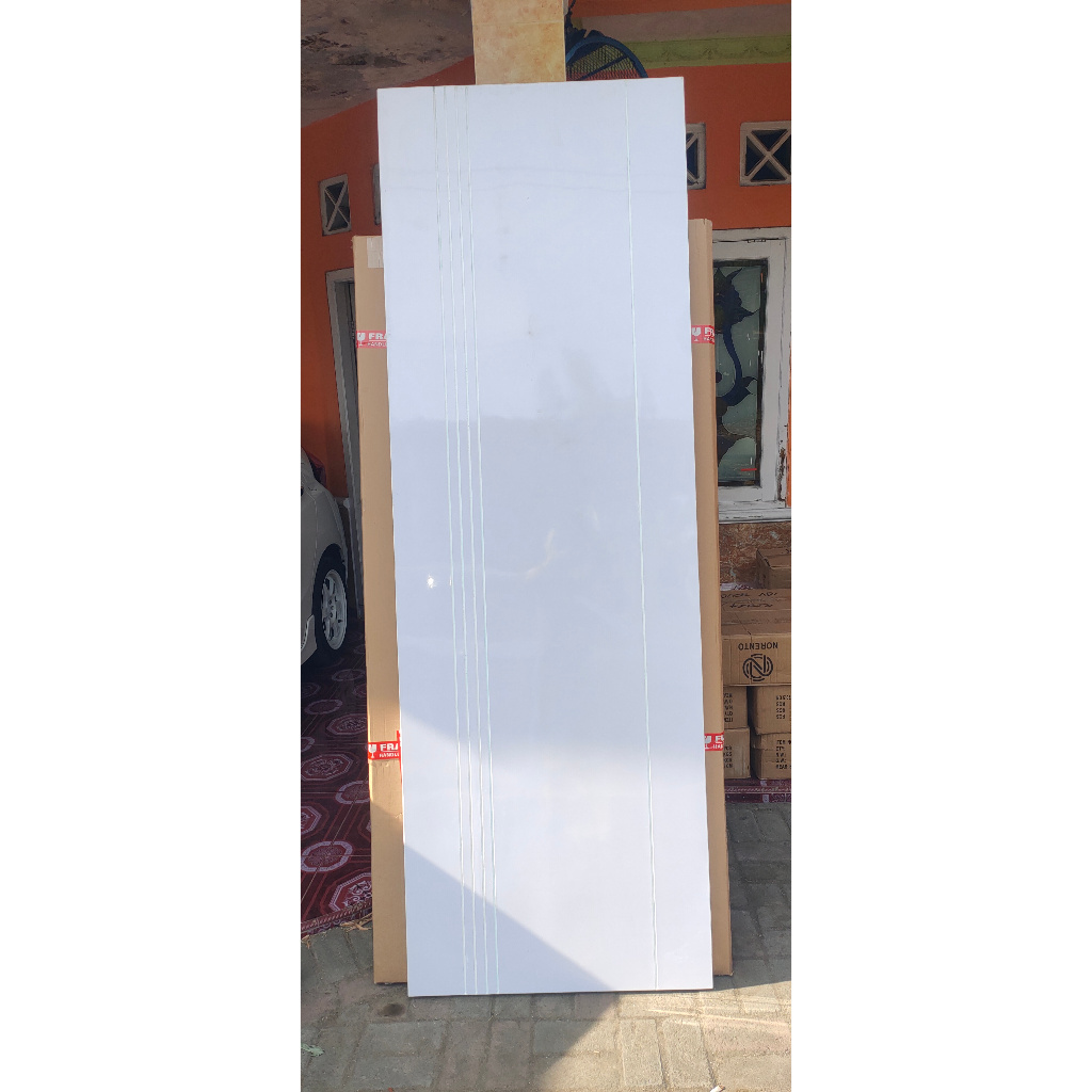 PINTU RUMAH FINISHING HPL / PINTU RUMAH MINIMALIS FINISHING HPL