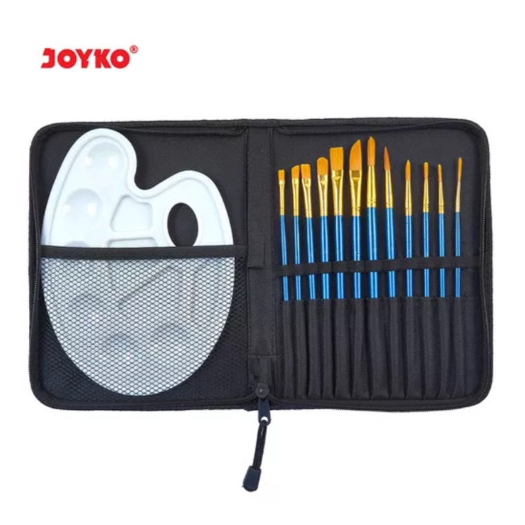 

KODE H3D6 Art Brush Set Alat Lukis Kuas Cat Air Minyak Acrylic Joyko BRS7
