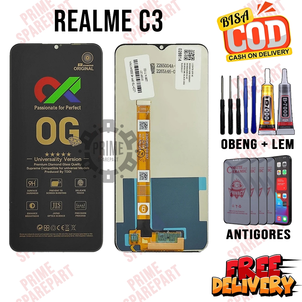 Lcd REALME C3 Original OEM Lcd Touchscreen REALME C3 Fullset