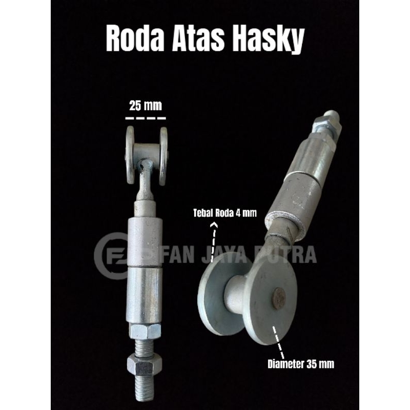 Roda Atas Hasky | Roda Atas Pintu Lipat Pintu Sliding Pintu Gebyog Rel Kecil
