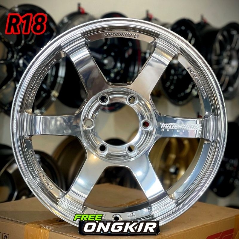 velg mobil racing R18 TE37 PROGRESIVE LEBAR 9 velg mobil ring 18 velg racing mobil import termurah b