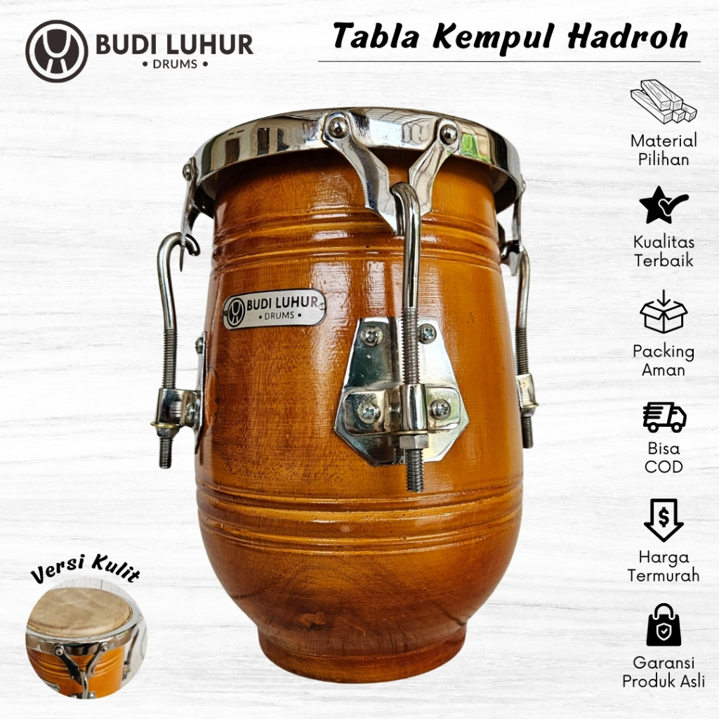 Tak Tabla Crom Kempul Hadroh Kendang Ketipung Gendang Dangdut Tak Saja Pakai Kulit Sapi Asli