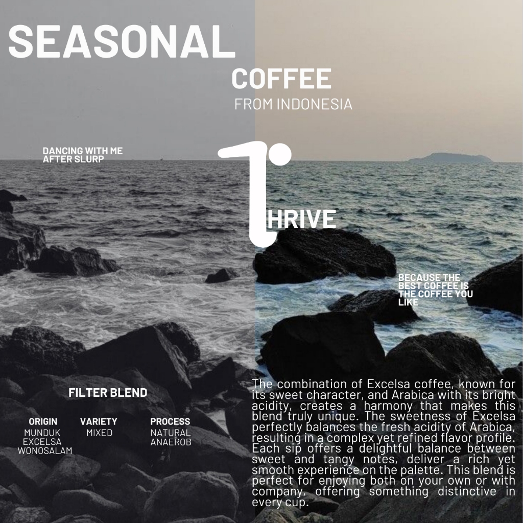 

Seasonal Filter Blend Coffee - Thrive Coffee Roasters