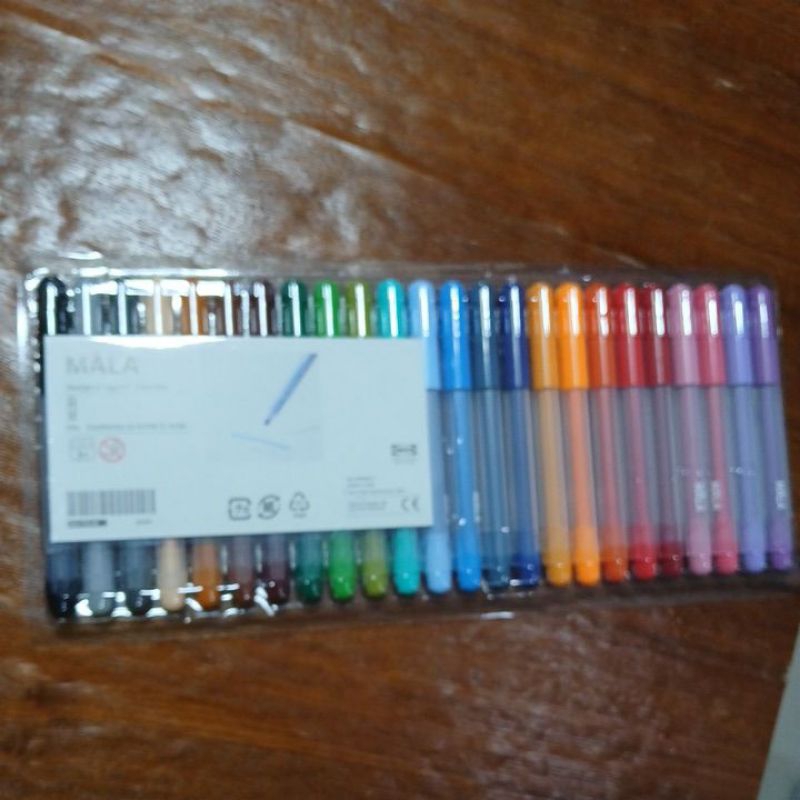 

IKEA MALA spidol warna mewarnai anak anak isi banyak pencil colour 24pc