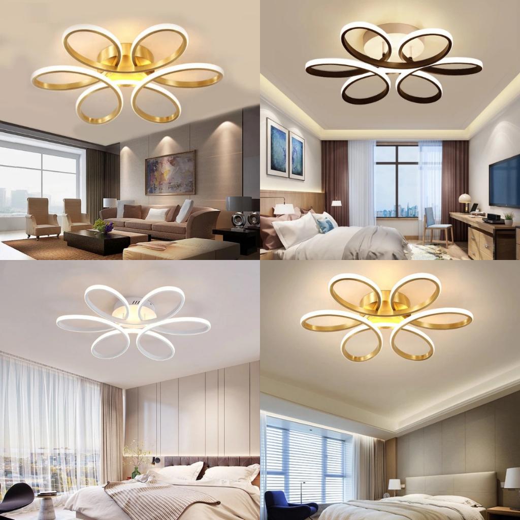 Lampu Plafon Lampu Hias lampu kamar tidur lampu led plafon Lampu Lampu Plafon 3 Warna Lampu Kamar Ti