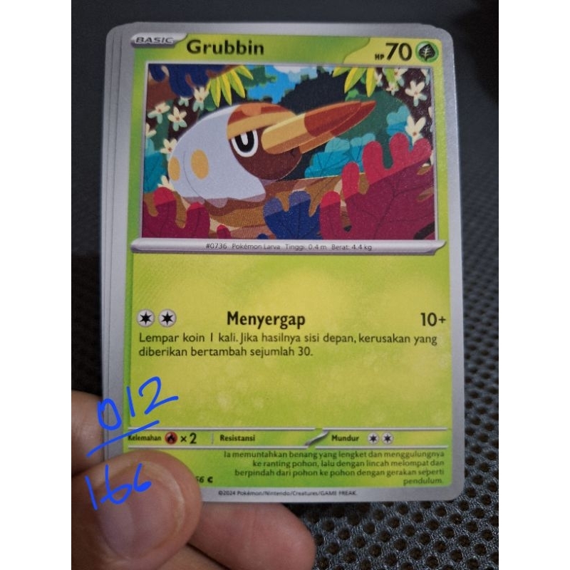 Kartu Pokemon Grubbin TCG Indonesia