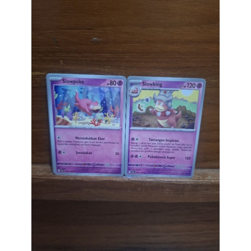 Kartu Pokemon Slowpoke - Slowking